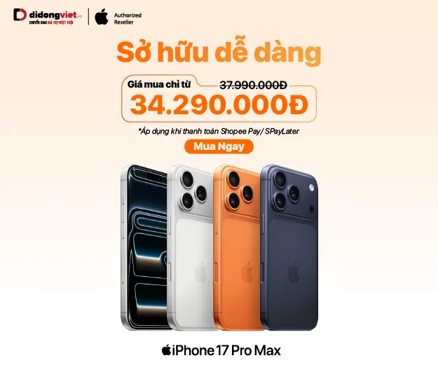iPhone 17 Pro Max 256GB Chính Hãng