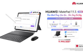 HUAWEI MatePad 11.5 (2026) chính thức mở bán tại Việt Nam, đồng hành cùng sinh viên trên hành trình đại học