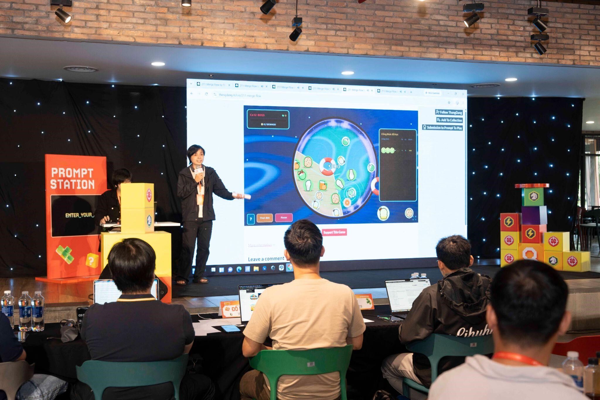 Chung kết cuộc thi làm game AI "Prompt To Play" Prompt To Play 2026: 24 giờ căng não của hơn 80 nhà làm game tại cuộc thi phát triển game AI đầu tiên tại Việt Nam