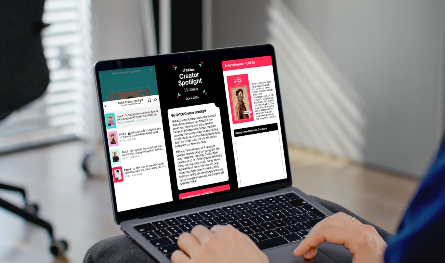 TikTok Creator Spotlight: Giới thiệu những nhà sáng tạo nội dung tiêu biểu với các video chất lượng cao tại Việt Nam TikTok Creator Spotlight: Giới thiệu những nhà sáng tạo nội dung tiêu biểu với các video chất lượng cao tại Việt Nam