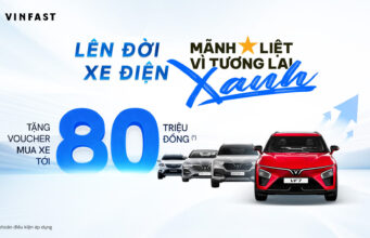 VinFast tặng voucher lên tới 80 triệu đồng để khách hàng cũ chuyển đổi sang xe điện