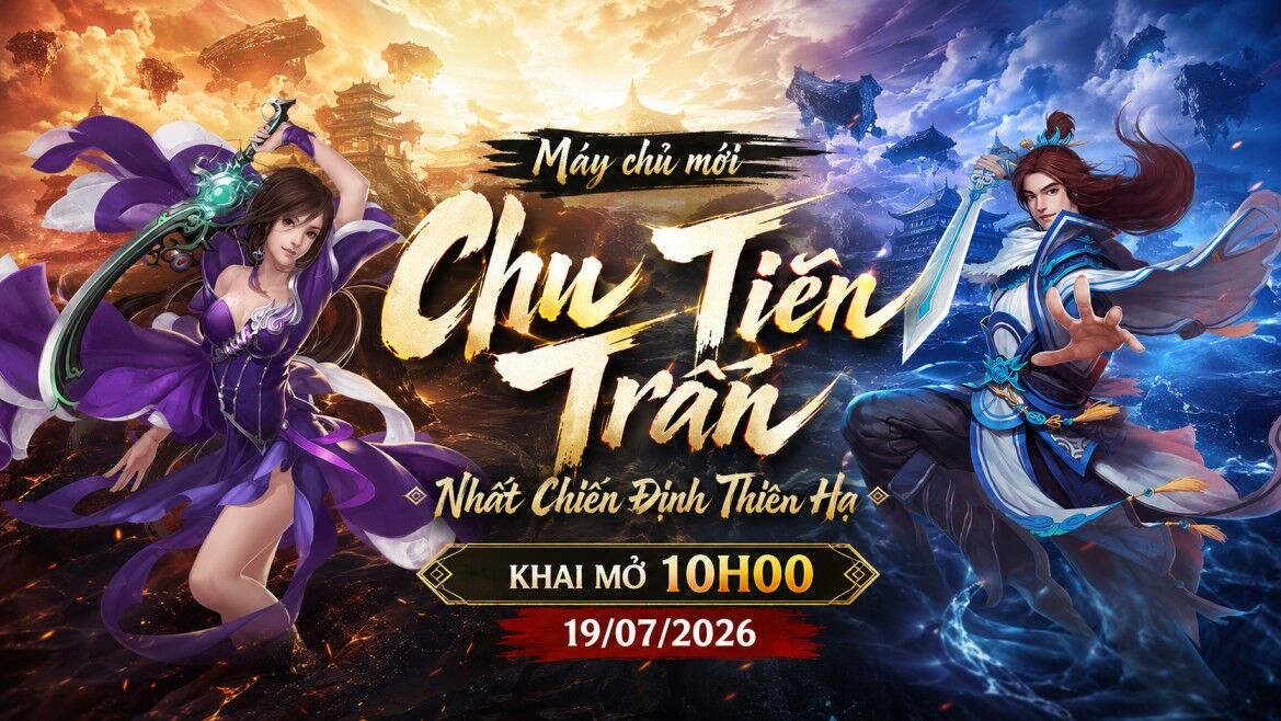 Võ Lâm Miễn Phí ra mắt máy chủ Chu Tiên Trấn, đua top nhận thưởng lên đến 120 triệu đồng Võ Lâm Miễn Phí ra mắt máy chủ Chu Tiên Trấn, đua top nhận thưởng lên đến 120 triệu đồng