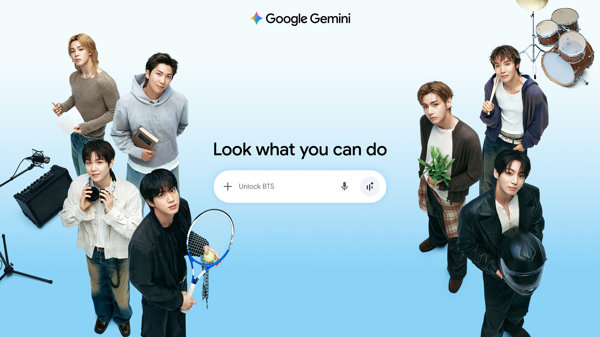 Trải nghiệm 4 tính năng tương tác mới cùng BTS ngay trên ứng dụng Gemini Trải nghiệm 4 tính năng tương tác mới cùng BTS ngay trên ứng dụng Gemini