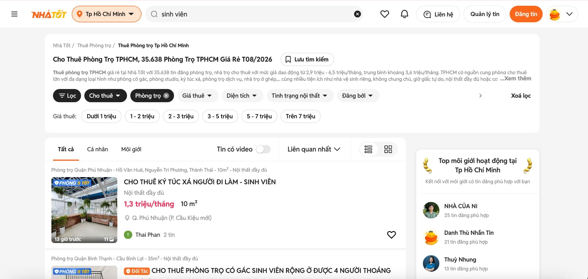 Chợ Tốt tung tính năng "Tìm trọ gần trường", đồng hành 2k8 tìm trọ vừa ý Chợ Tốt tung tính năng "Tìm trọ gần trường", đồng hành cùng 2k8 tìm trọ vừa ý