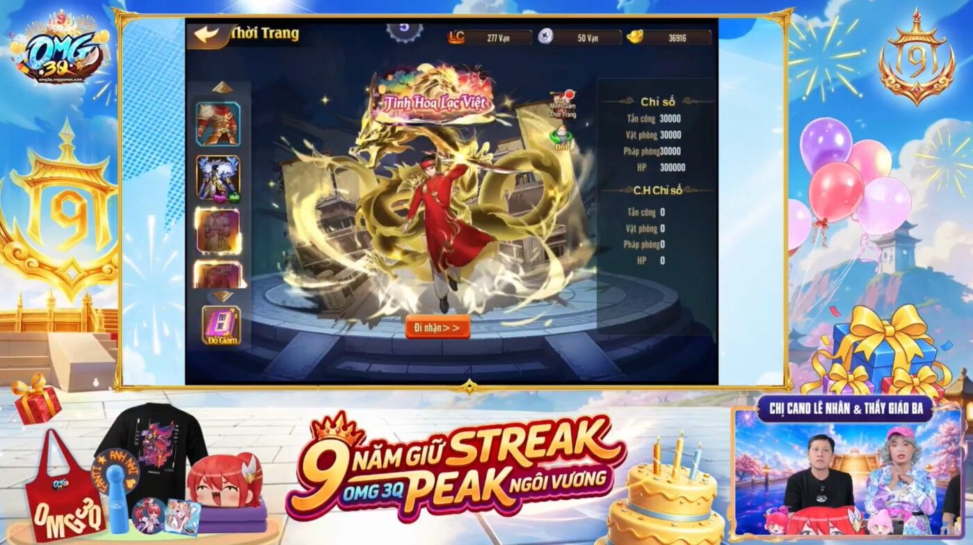Chị Ca Nô “cà khịa” Thầy Giáo Ba cực gắt trong livestream mừng sinh nhật 9 tuổi OMG 3Q - VNG Chị Ca Nô “cà khịa” Thầy Giáo Ba cực gắt trong livestream mừng sinh nhật 9 tuổi OMG 3Q - VNG