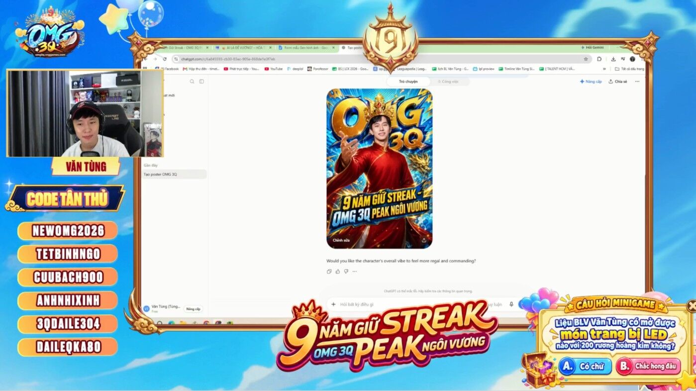 Chị Ca Nô “cà khịa” Thầy Giáo Ba cực gắt trong livestream mừng sinh nhật 9 tuổi OMG 3Q - VNG Chị Ca Nô “cà khịa” Thầy Giáo Ba cực gắt trong livestream mừng sinh nhật 9 tuổi OMG 3Q - VNG