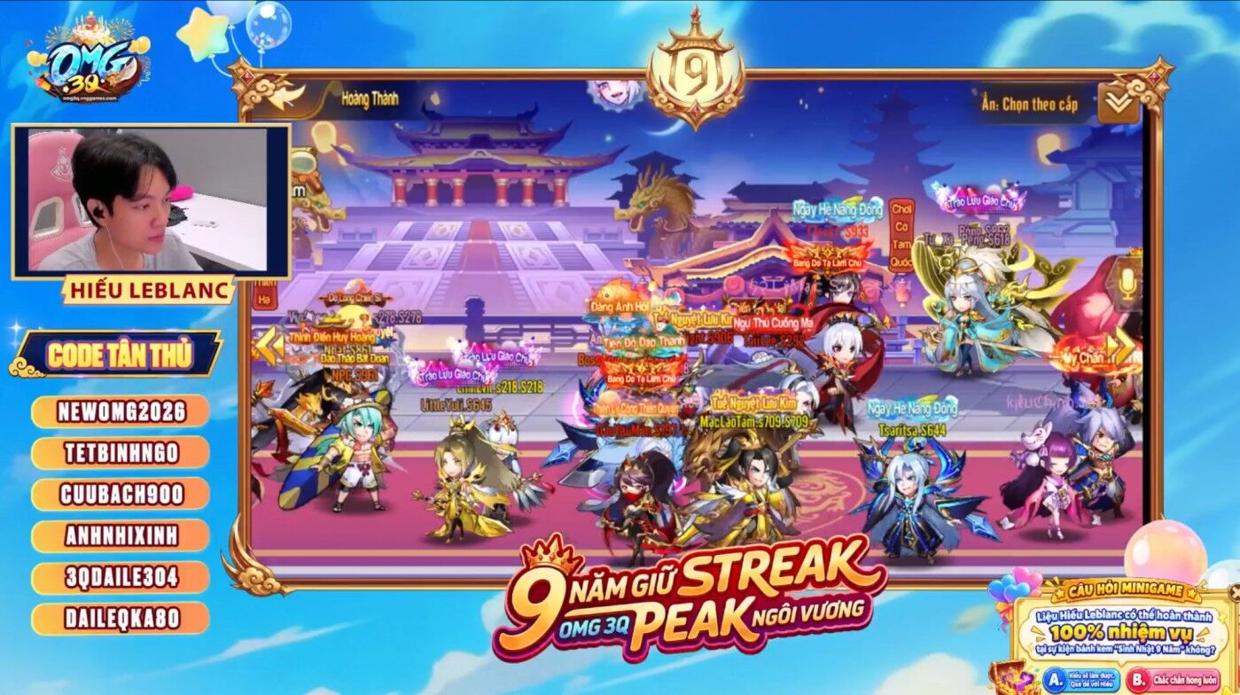 Chị Ca Nô “cà khịa” Thầy Giáo Ba cực gắt trong livestream mừng sinh nhật 9 tuổi OMG 3Q - VNG Chị Ca Nô “cà khịa” Thầy Giáo Ba cực gắt trong livestream mừng sinh nhật 9 tuổi OMG 3Q - VNG
