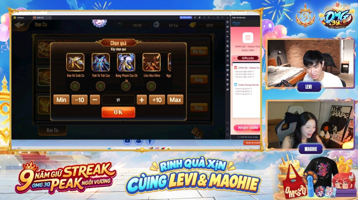 Chị Ca Nô “cà khịa” Thầy Giáo Ba cực gắt trong livestream mừng sinh nhật 9 tuổi OMG 3Q - VNG Chị Ca Nô “cà khịa” Thầy Giáo Ba cực gắt trong livestream mừng sinh nhật 9 tuổi OMG 3Q - VNG