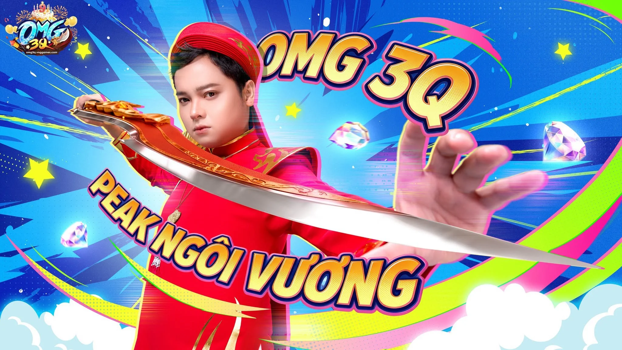 OMG 3Q - VNG chiêu đãi game thủ đại tiệc sinh nhật 9 tuổi cực khủng OMG 3Q - VNG chiêu đãi game thủ đại tiệc sinh nhật 9 tuổi cực khủng