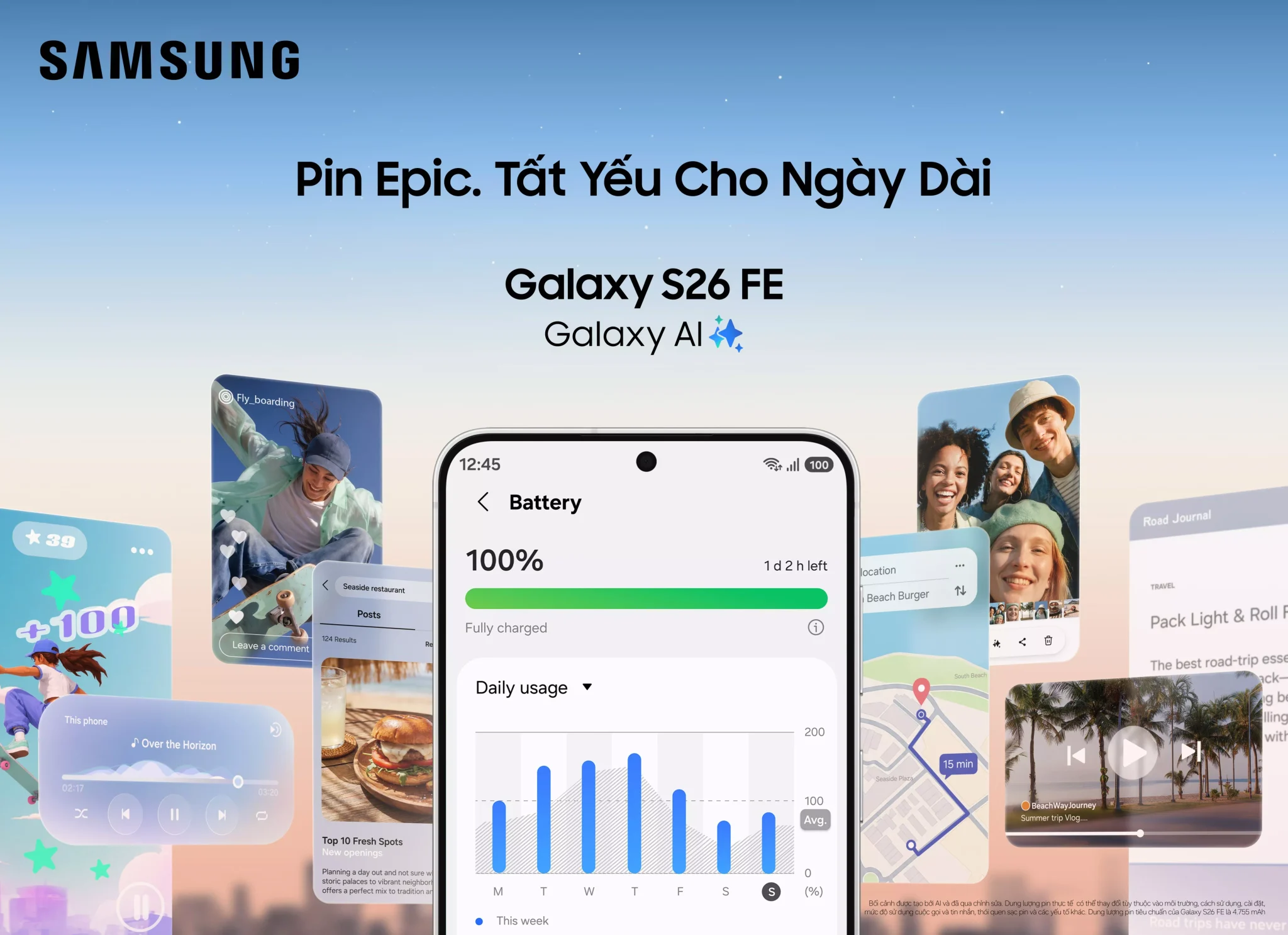 Samsung Galaxy S26 FE: trải nghiệm flagship mới nhất, tập trung giá trị thiết yếu cho người dùng Samsung Galaxy S26 FE: Mang đến trải nghiệm flagship mới nhất, tập trung giá trị thiết yếu cho người dùng