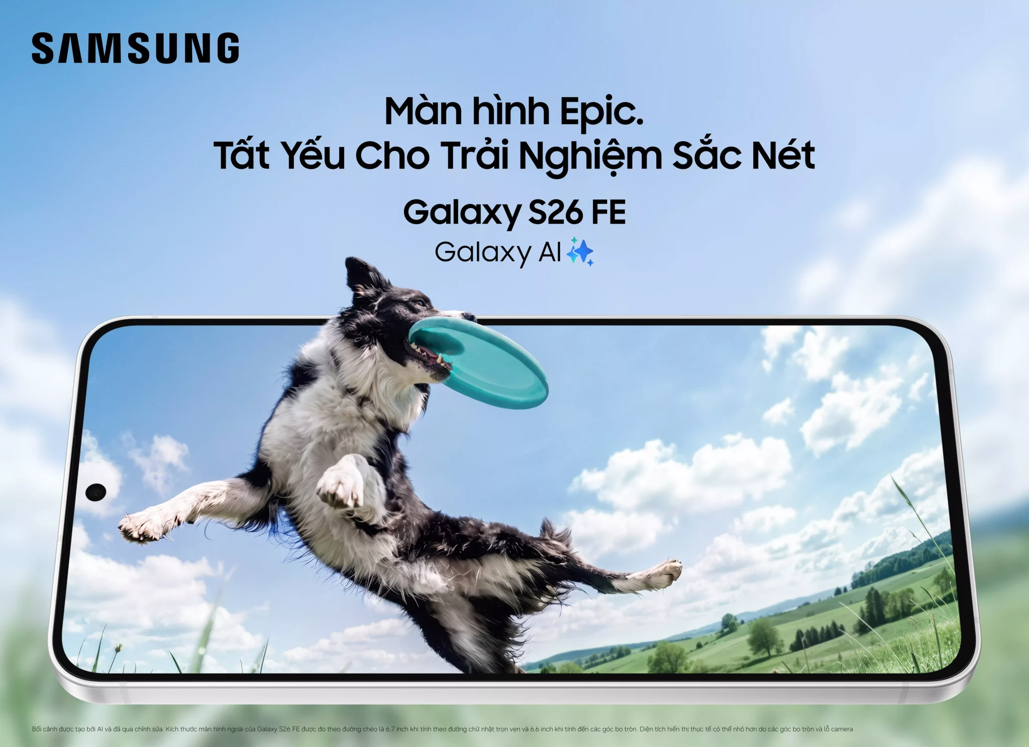 Samsung Galaxy S26 FE: trải nghiệm flagship mới nhất, tập trung giá trị thiết yếu cho người dùng Samsung Galaxy S26 FE: Mang đến trải nghiệm flagship mới nhất, tập trung giá trị thiết yếu cho người dùng